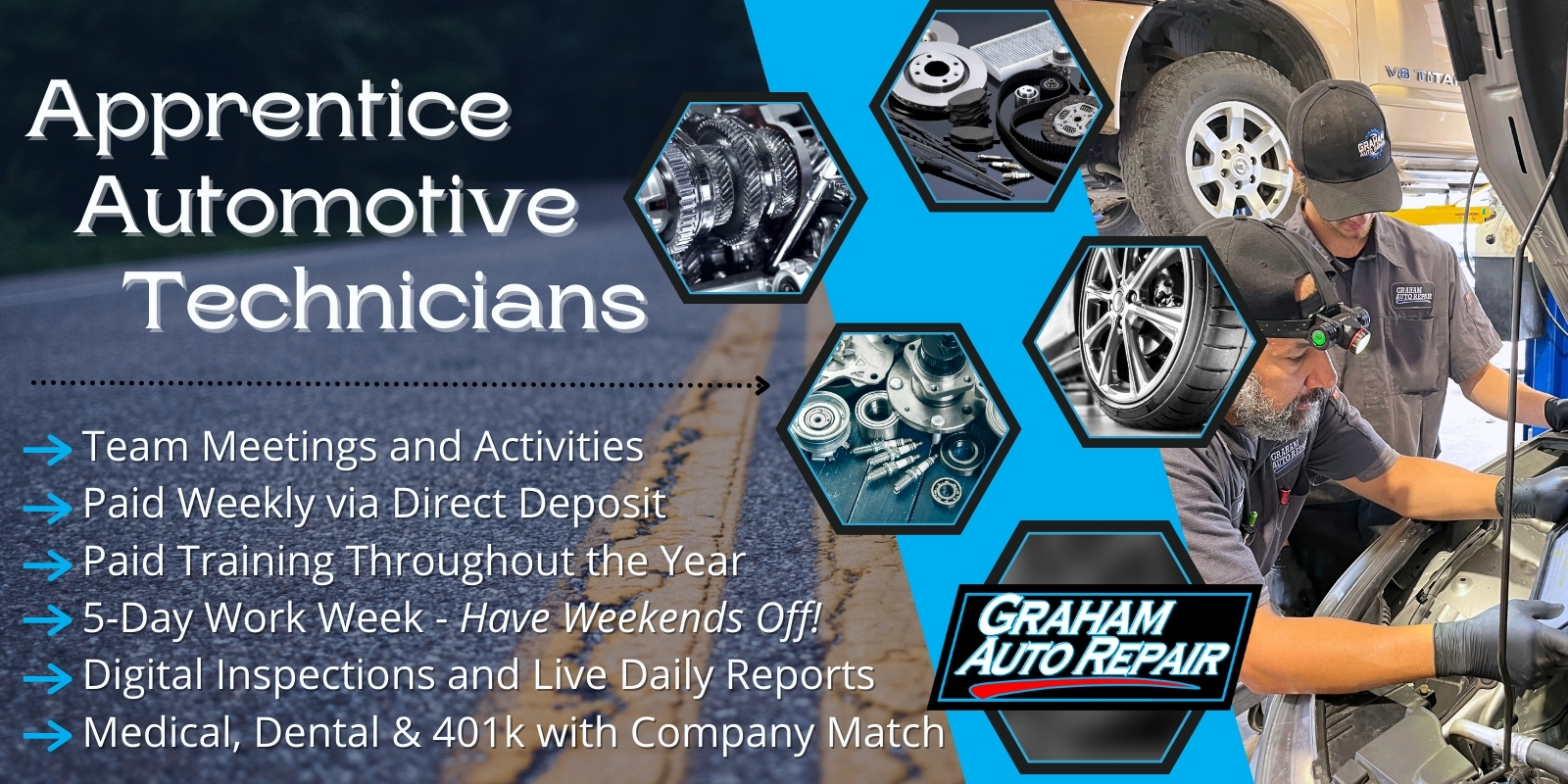 Apprentice Technician Job at Graham Auto Repair